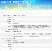  深圳古威科技有限公司特种设备违法行为遭罚款300